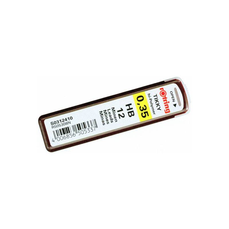 Грифель Rotring Tikky S0312410 0.35мм HB (12гриф) главное фото
