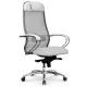 Кресло Samurai SL-1.04 белый лебедь (сетка/кожа) главное фото в маленьком размере