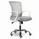 Кресло  "Wings MG-306", пластик белый, хром, сетка, серое, 532012 главное фото в маленьком размере