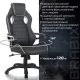 Игровое кресло  "Techno Pro GM-003", экокожа, черное/серое, вставки серые, 531814. Фото товара с разных ракурсов.