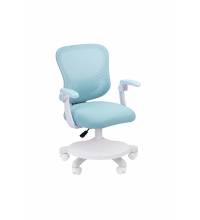 Кресло детское компьютерное CHAIRMAN CH106 голубой, с подножкой