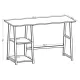 Стол на металлокаркасе BRABIX LOFT CD-006,1200х500х730 мм,, 2 полки, цвет дуб натуральный, 641226. Фото товара с разных ракурсов.